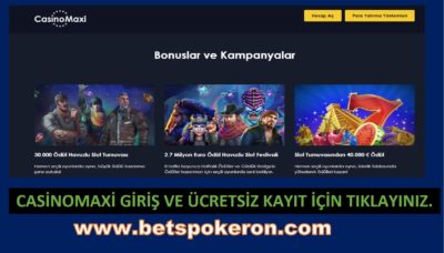 Casinomaxi Bonusları, Nedir, Bonus Kodu Nasıl Alınır